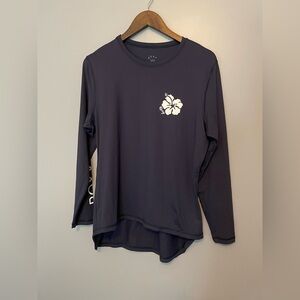 Roxy Women’s Sea Skippin Long sleeve rash guard UPF 50 Size XL
